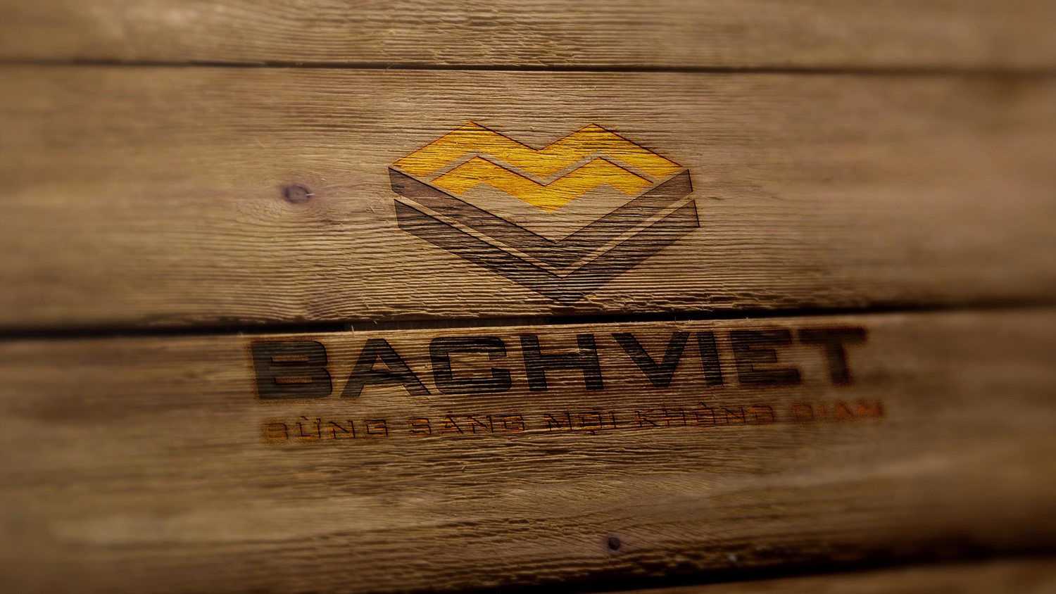 Banner Thiết kế logo đồ gỗ cao cấp Bách Việt