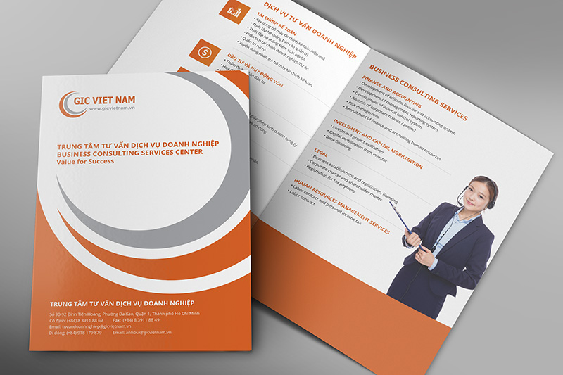 Banner Thiết kế profile trung tâm tư vấn dịch vụ doanh nghiệp GIC