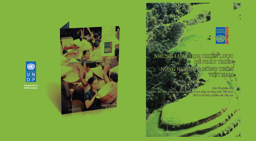 Banner Thiết kế bộ nhận diện UNDP - Trung tâm báo chí